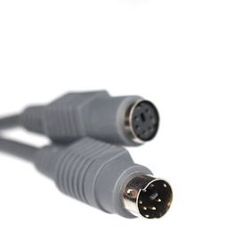 Nuevo cable de datos para el cable de la cuña del teclado PS2 de CBA-K01-S07AR los 2m para el escáner DS6708 LS2208 3407 del símbolo 3408 3478 6707 7708