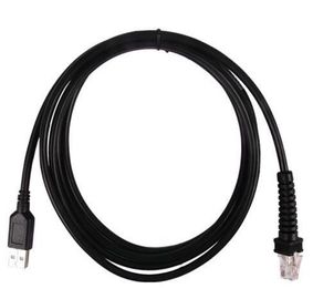 Nuevo cable compatible para el cable de los escáneres USB (2 metros del PSC QS6500 7000 3200VS 1100i de Datalogic, rectos)