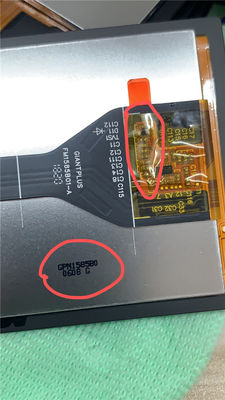 Exhibición del símbolo Wt6000 LCD